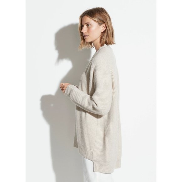 Vince Cream Open-Front Cardigan - Picture 8 of 9